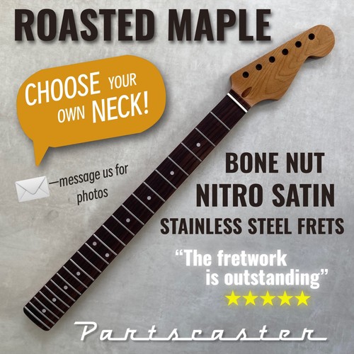 Roasted maple rosewood neck - roasted,